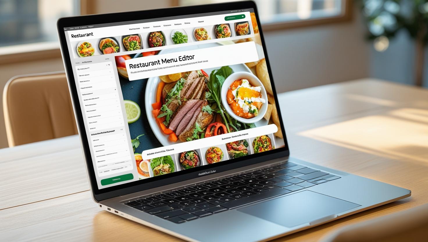 Create digital menu
