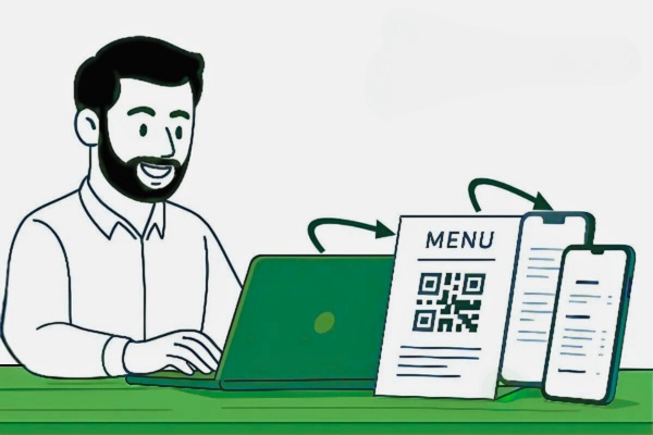 QR Code Menu Example